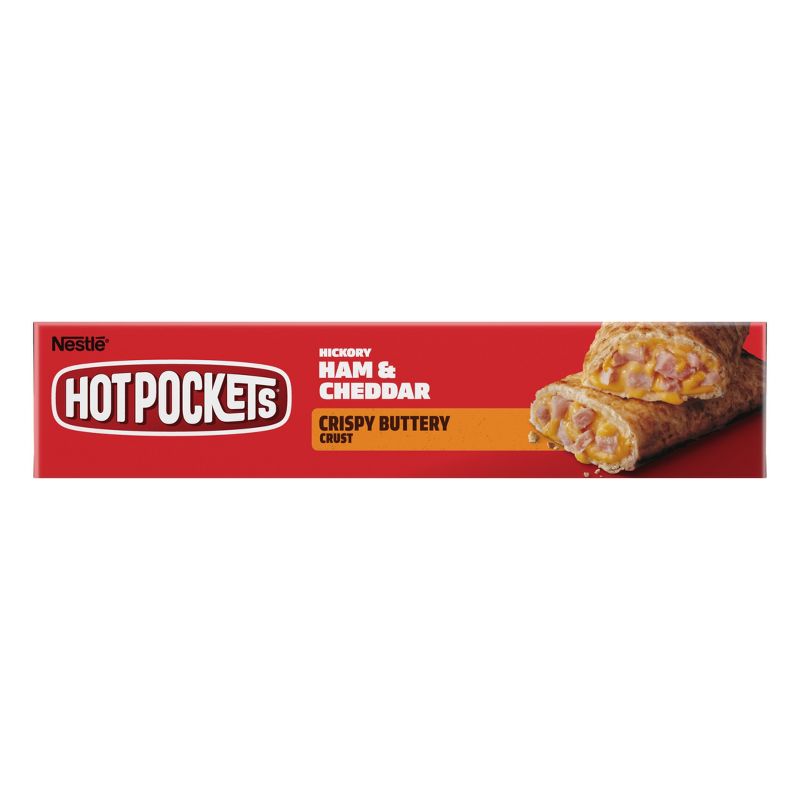 Hot Pockets Crispy Buttery Crust Frozen Hickory Ham &#38; Cheese - 9oz/2ct, 5 of 6