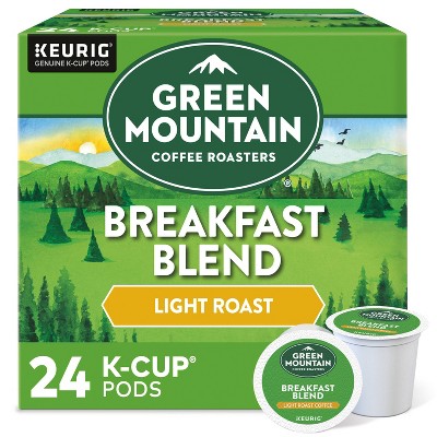 Green Mountain Coffee Breakfast Blend Keurig K-Cup Coffee Pods - Light Roast - 24ct