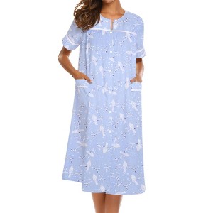 long house dress with pockets Buy Coral Lounger House Dress for women with Pockets