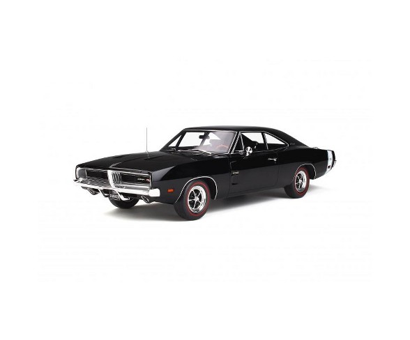 1969 Dodge Charger R/T Black 1/12 Model Car by Otto Mobile for ACME