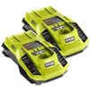 Ryobi 18 Volt P117 2 Pack Dual-Chemistry Battery Charger # 140185011-2PK - 2 of 3