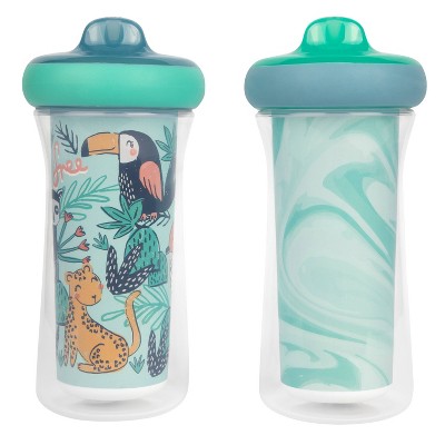 The First Years Greengrown Reusable Spill-proof Sippy Toddler Cups - Blue -  3pk/10oz : Target