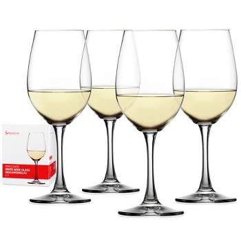 Bella Vino Set Of 4 Etched Wine Glasses With Stem - 16oz. : Target