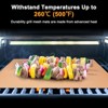 Unique Bargains M Nonstick Reusable High-Temperature Resistant Versatile Grill Mats Copper - 2 of 4
