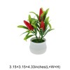 Unique Bargains Artificial Plants Plastic 3.15"x3.15"x4.33" 1 Pcs - 3 of 4