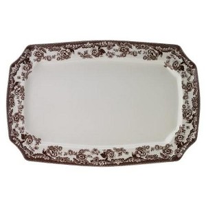 Spode Delamere Rectangular Porcelain Platter - White Serving Dish for Roasts, Appetizers, Desserts, Dinner Events, Holiday Entertaining - 1 of 3