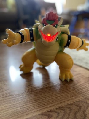 Nintendo The Super Mario Bros. Movie Bowser Figure With Fire Breathing ...