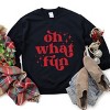 Simply Sage Market Whimsical Oh What Fun Sweatshirt - 3 of 4