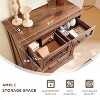 SinCiDo 36" Tall Farmhouse 5 Drawer Dressing Table with Large Drawers and Metal Handles,Suitable for Bedrooms,Living Rooms and Corridors - 3 of 4