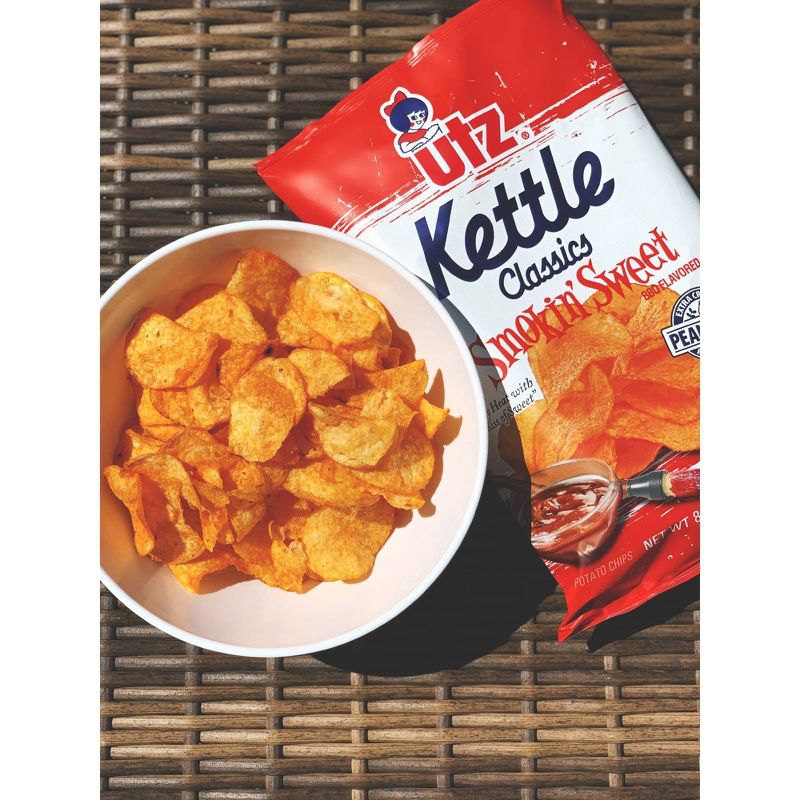 Utz Kettle Classics Smokin&#39; Sweet  BBQ Potato Chips - 7.5oz, 6 of 9