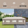YOOCOZZ 10x30 Oxford Fabric Heavy-Duty Pop-Up Canopy with Sidewalls with Wheeled Bag - 4 of 4