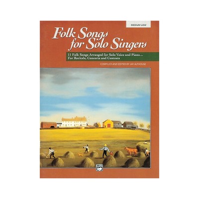 Alfred Folk Songs for Solo Singers Vol. 1 Book & CD (Medium Low)