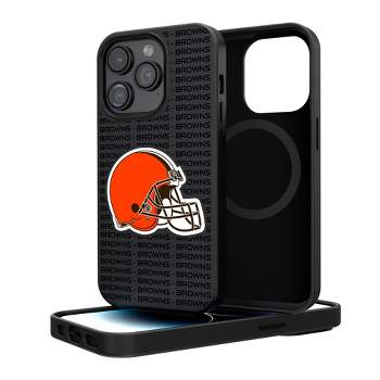 Keyscaper Cleveland Browns Text Backdrop Magnetic Phone Case