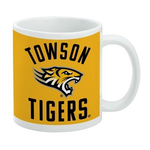 Towson University Tigers Ceramic Coffee Mug Novelty Gift Mugs for Coffee Tea and Hot Drinks 11oz White - 1 of 4