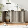 Gustowave Recessed Buffet With Storage, 4 Doors And Adjustable Shelves - 3 of 4