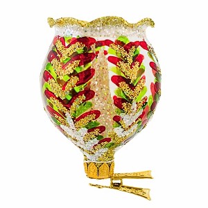 Metzler Bros. 3.5 Inch Flower 5 Christmas Tree Ornament , Christmas Decor Clip-On Tulip Shape (1PC) - 1 of 4