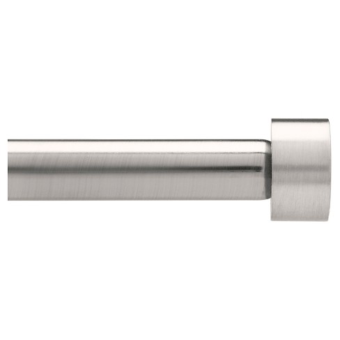 brushed nickel curtain rod 30