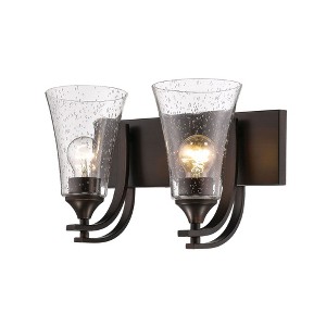 Millennium Lighting Natalie 2 - Light Vanity in  Rubbed Bronze - 1 of 4