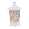 Northlight LED Lighted Tapered Christmas Lantern - 12" - White - Clear Lights - 2 of 4