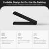 BalanceFrom 9 Foot Folding Balance Gymnastics Beam with Anti Slip Bottom and Carrying Handles for Rehabilitation, Recovery, and Gymnasts, Black - 3 of 4
