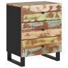 vidaXL Bedside Cabinet 19.7"x13"x24.4" Solid Wood Reclaimed&Engineered Wood - 2 of 4