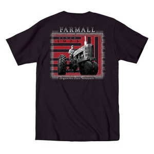 Men's - Case IH - Legends Live Forever McCormick Farmall Vintage Country Tractor Farm Short Sleeve Graphic T-Shirt - 1 of 4