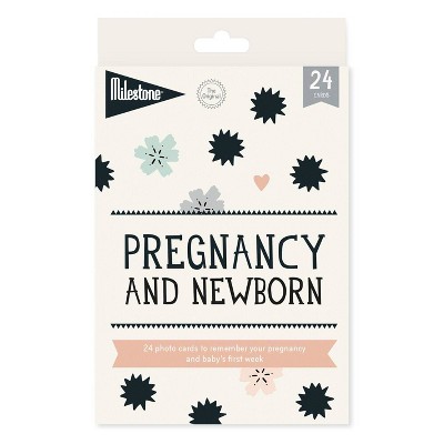 Milestone Pregnancy and Newborn Photo Cards - 24pc