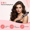 NICEBAY Heated Round Brush, Thermal Styling Brush, Thermal Brush, Electric Curling Brush With 6 Temp Settings - 2 of 4