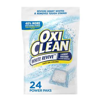 OxiClean White Revive Laundry Whitener + Stain Remover Power Paks - 24ct/21.1oz