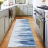 Washable Runner Rug 2 x 6 Modern Striped Hallway Rug with Non-Slip Backing, Linear Geometric Accent Rug, Stain-Resistant Low Pile Area Rug for - 3 of 4