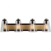 Artcraft Lighting Treviso 4 - Light Vanity in  Black/Brass - 2 of 3