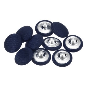 Unique Bargains Round Fabric Cloth Covered Sewing Buttons for Suits Dress 10 Pcs - 1 of 4