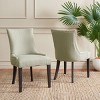 Lester 19" H Dining Chair With Nail Head Trim (Set of 2) - MCR4709 - Safavieh Couture - 2 of 4