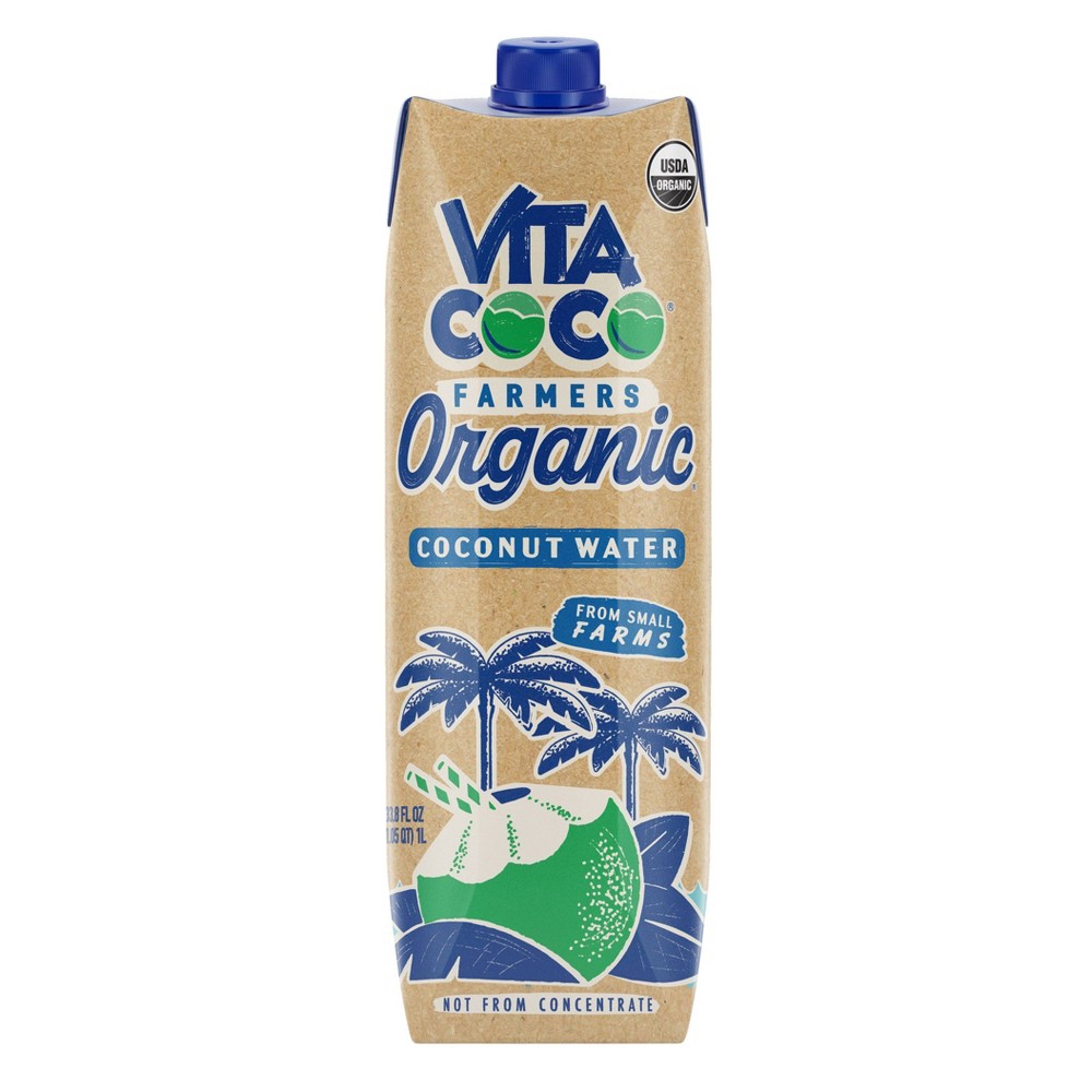 Vita Coco Organic Coconut Water - 1L Carton