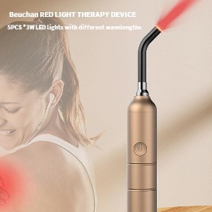 The Morfone portable red light therapy device for treating cold sores, rhinitis, oral ulcers and muscle pain - the infrared treatment stick. - 1 of 4