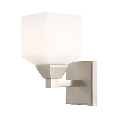 Livex Lighting Aragon 1 - Light Sconce in  Brushed Nickel