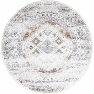 Hauteloom Agaton Living Room, Bedroom Machine Washable Area Rug - Traditional - 1 of 4