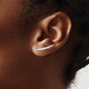 Black Bow Jewelry 2 x 22mm Rhodium-Plated Sterling Silver Double Bar Ear Climbers - 3 of 4