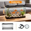 50L Aquarium Tank with Light, Ecological Acrylic Aquariums Starter Kits with Cover, Tabletop Landscaping Mini Fish Tank for Fish, Shrimp, Goldfishs - 2 of 4