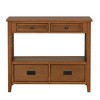 Okak Sideboard Cabinet, Bufft Cabinet with 4 Drawers and 1 Open Shelf, Storage Cabinet for Living Room, Dining Room, Kitchen, Brown - 4 of 4