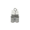 Cheung's Sofia 4 Slot Galvanized Metal Jar Holder - 3 of 3