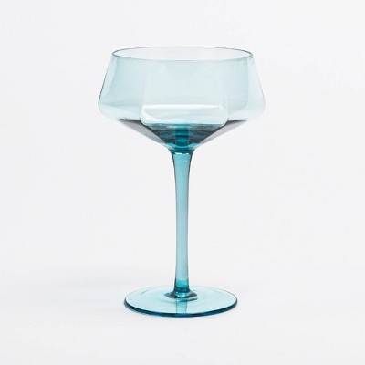 over&back 11 fl oz Facet Coupe Glass