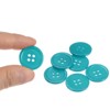 Unique Bargains Resin DIY Craft Flat 4-Hole Sewing Buttons 100 Pcs - 4 of 4