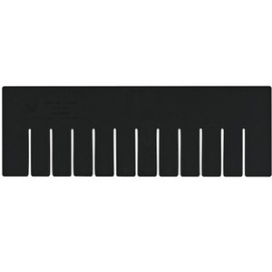 Quantum Storage Systems Long Divider, Conductive, For Use With Dg93060Co, Black (Pack Of 6), Made In Usa - 1 of 1