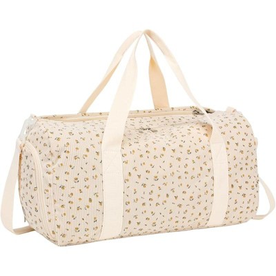 Generic Duffle Bag for Gym Sports Women Girls Workout Travel Bag Weekender with Shoe Compartment