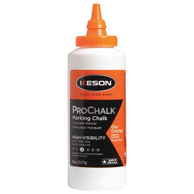 KESON 8GO Marking Chalk Refill,Orange,8 Oz