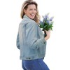 Woman Within Plus Size Stretch Denim Jean Jacket - 4 of 4