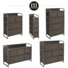 Mdesign Wide Dresser Storage Chest, 4 Fabric Drawers : Target