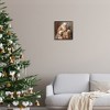 Stupell Industries Vintage Santa Wrapping Gift Black Framed Giclee Art - 2 of 4
