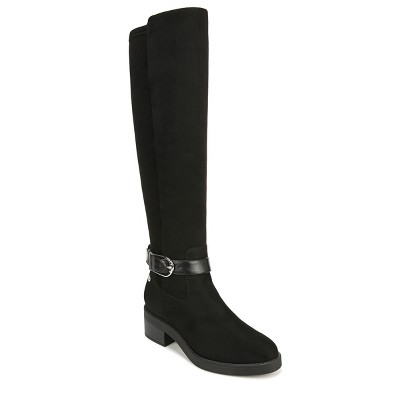 Lifestride Womens Brooks Mid Shaft Boots Black Faux Leather 9 M : Target